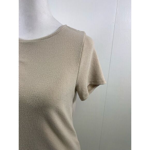 Alya Beige Open Back Wrap Blouse - Picture 4 of 11